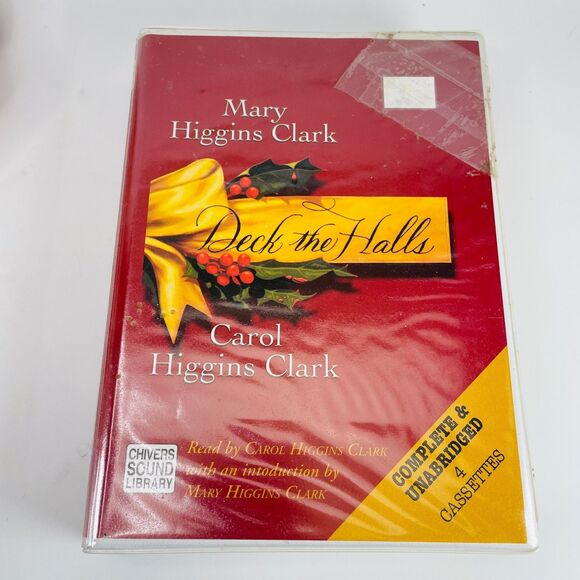 Mary Higgins Clark Lot 4 Audiobooks On Cassette Tape Deck The Halls Suspense - Picture 5 of 5